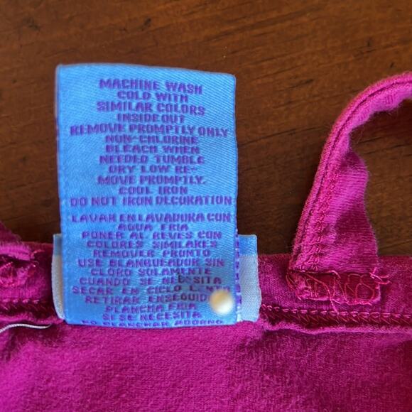 Disney Cuties Girls S 6-6X Baby Bambi Raspberry Embellished Knit Top - Picture 5 of 8